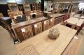 Mobilier salon table en teck